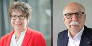 Portrait von Uta Hohn (links) und Matthias Kleiner (rechts)