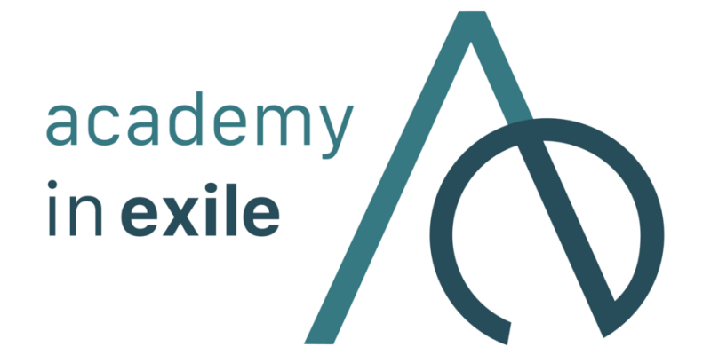 Logo "Academy in exile"